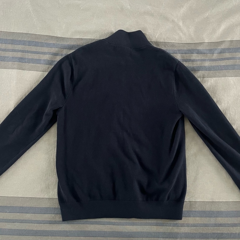 Banana Republic Navy Quilted Sweater - Picture 2 of 4